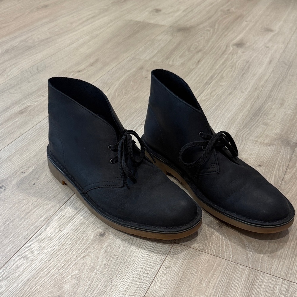 Clarks Black Chukka Boots for Men